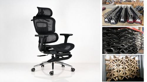 Hot Sale Premium Aluminum Ergonomic Office Chair Large Volume Production with Favorable Price