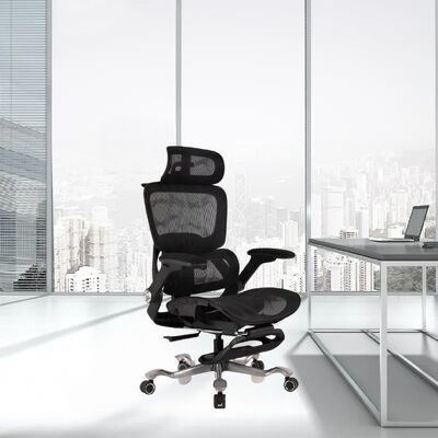 Ergonomischer Bürostuhl mit hoher Rückenlehne, drehbar, vollflächiges Mesh für Home Office