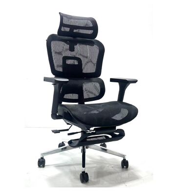 Silla de oficina ejecutiva ergonómica giratoria de malla, altura ajustable