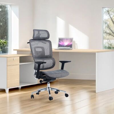 Buen precio Silla ergonómica de malla completa con respaldo alto, reposabrazos 3D, silla ejecutiva de oficina moderna en línea