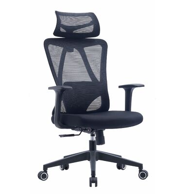 Bon prix Chaise de bureau pivotante ergonomique pour le personnel avec coussin lombaire réglable en ligne