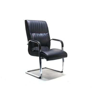 Buon prezzo Sedia da ufficio ergonomica 3 in 1 con schienale alto per il personale, area d'attesa regolabile, divano nero in linea