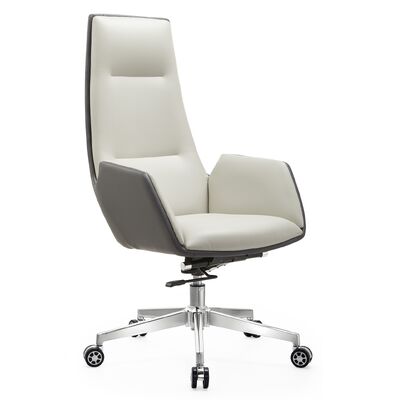 Bon prix Chaise de bureau ergonomique moderne en cuir PU à dossier haut pour direction en ligne