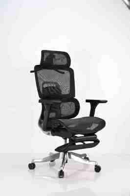 İyi bir fiyat. Yüksek Sırtlı Ergonomik Bilgisayar Sandalyesi Alüminyum Tip 4D Kolçaklı Ayak Destekli çevrimiçi