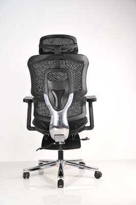 Bon prix A-2513 Chaise de bureau ergonomique moderne, confortable, pivotante, en maille, premium, à levage, dossier haut, pour la maison et le travail, vente en gros en ligne