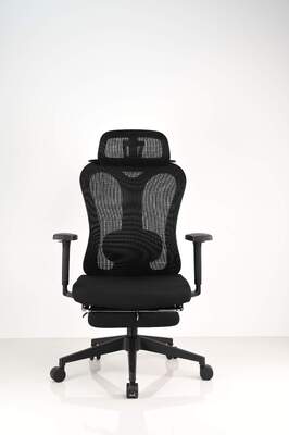 Buen precio Silla de oficina ergonómica moderna de malla con soporte para la cabeza 3D, soporte lumbar 2D y giro de 360 grados en línea