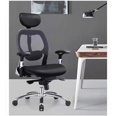 Good price Ergonomic Swivel Office Chair with 5 Years Warranty Adjustable Head Support and PU Nylon Castors online