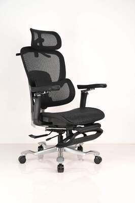Qualität Ergonomischer Bürostuhl aus Netzgewebe mit 5D verstellbarer Armlehne, Aluminiumfuß und 5 Jahren Garantie Fabrik