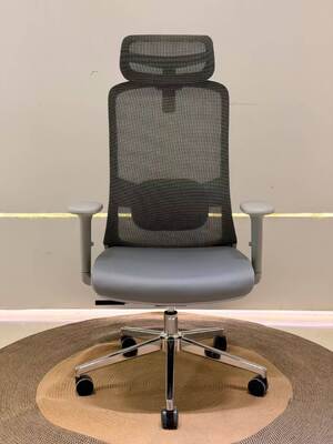 Giá tốt. Ghế nhân viên lưới gấp với bánh xe PU Nylon và hỗ trợ đầu có thể điều chỉnh Ghế văn phòng trực tuyến