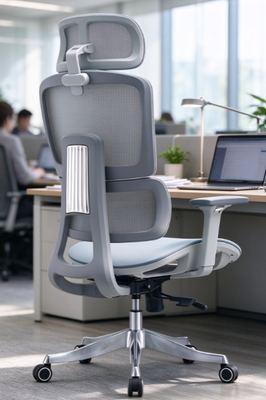 Calidad Silla Giratoria Ergonómica de Malla Completa para CEO de Gaming con Respaldo de Acero y Soporte Lumbar Fábrica