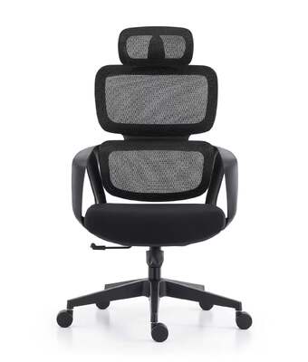 Good price Budget Comfort Ergonomic Swivel Chair Fixed Armrest Design Office Direct Supply online